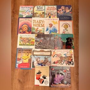 Children's Picture Book Lot of 16 Colorful Mixed Titles Reading Teacher Classic